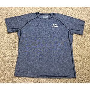 Kuiu Men Blue Merino Wool 105 Ultralight Short Sleeve Base Layer Size Medium EUC